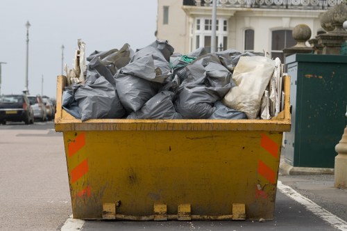 Enclosed lockable skip available for hire in Sudbury